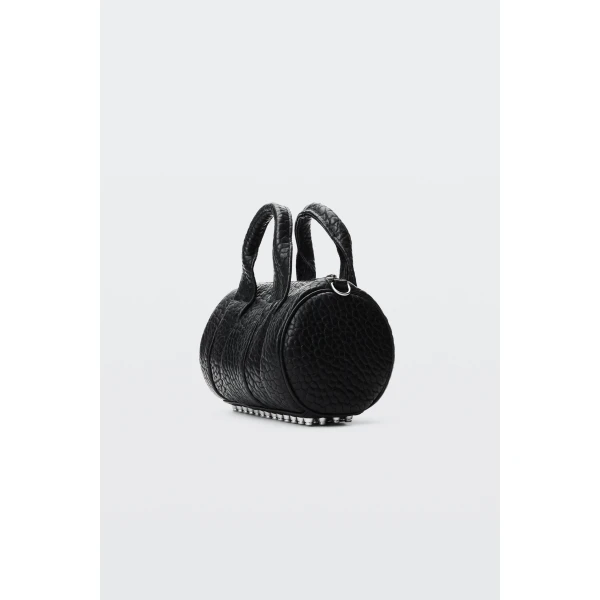Alexander Wang Rocco Reissue Mini Duffle Bag in Black | Totes & Top-Handle Bags | Luxury Shoes 