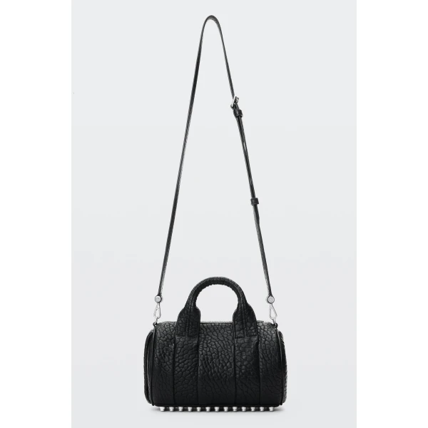 Alexander Wang Rocco Reissue Mini Duffle Bag in Black | Totes & Top-Handle Bags | Luxury Shoes 