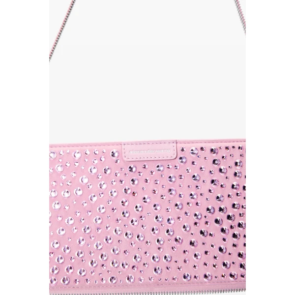 Alexander Wang Siren Crystal Mini Bag in Light Pink | Mini Bags | Luxury Shoes 