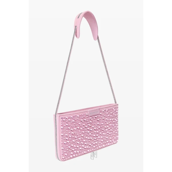 Alexander Wang Siren Crystal Mini Bag in Light Pink | Mini Bags | Luxury Shoes 