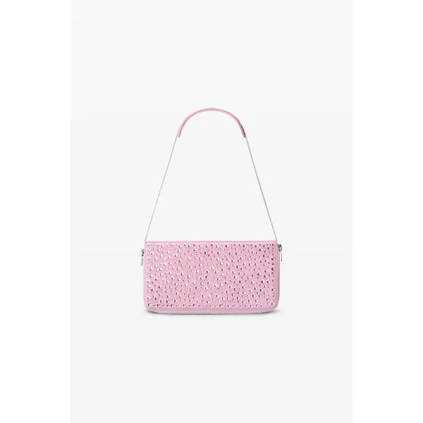 Alexander Wang Siren Crystal Mini Bag in Light Pink | Mini Bags | Luxury Shoes 