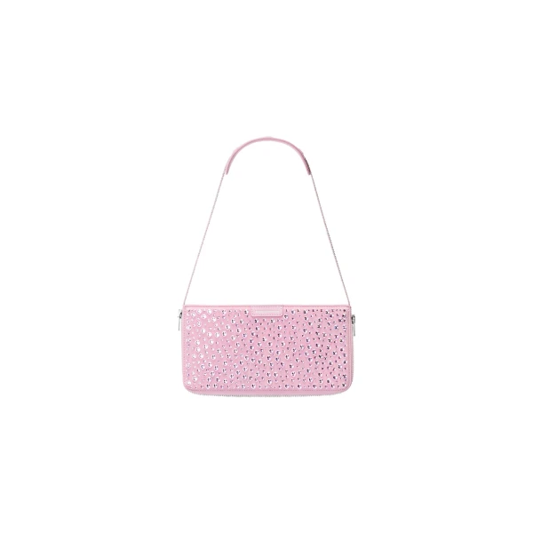 Siren Crystal Mini Bag in Light Pink