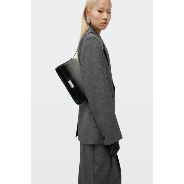 Alexander Wang Siren Degrade Shoulder Bag in Black | Shoulder & Crossbody Bags | Luxury Shoes 