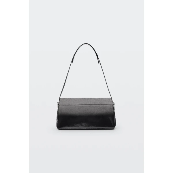Alexander Wang Siren Degrade Shoulder Bag in Black | Shoulder & Crossbody Bags | Luxury Shoes 