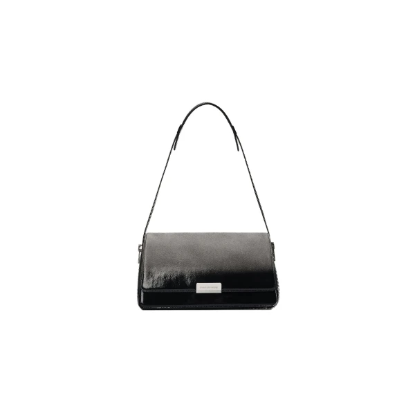 Siren Degrade Shoulder Bag in Black