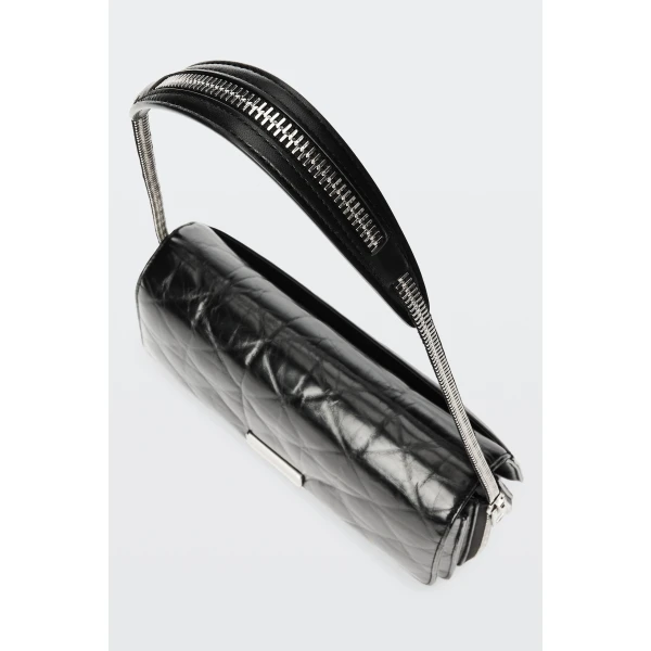 Alexander Wang Siren Medium Flap Bag in Black | Shoulder & Crossbody Bags | Luxury Shoes 