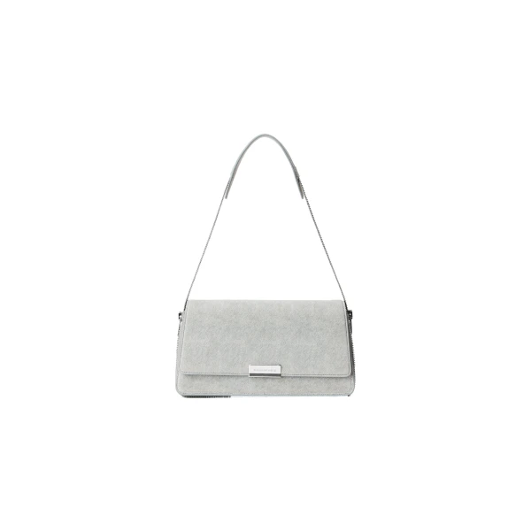 Alexander Wang Siren Shoulder Bag in Heather Grey | Luxury Shoes 