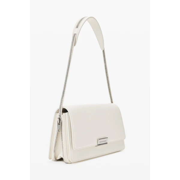 Alexander Wang Siren Shoulder Bag in Vanilla | Shoulder & Crossbody Bags | Luxury Shoes 
