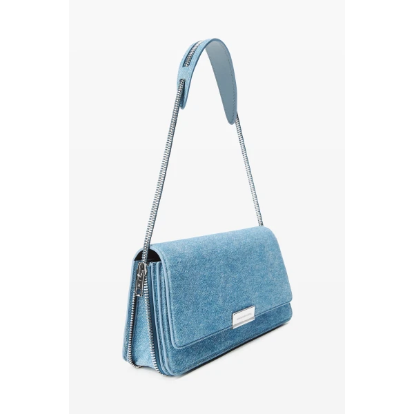 Alexander Wang Siren Shoulder Bag in Vintage Medium Indigo | Shoulder & Crossbody Bags | Luxury Shoes 