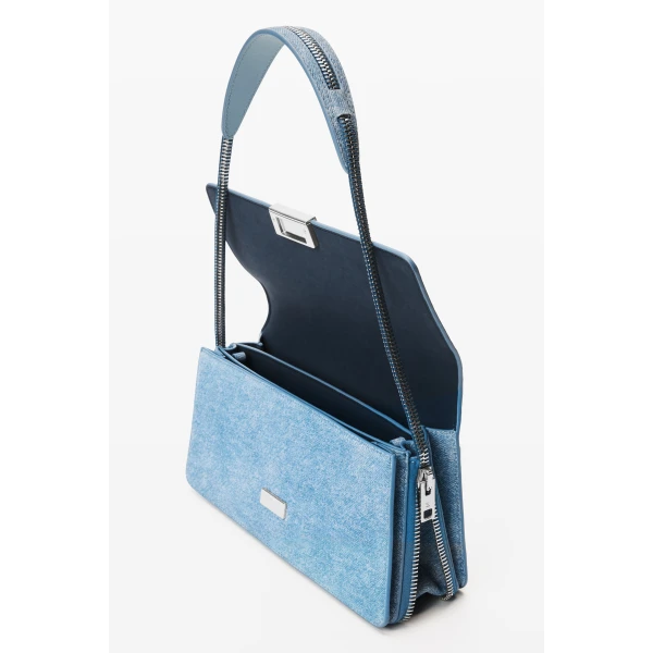 Alexander Wang Siren Shoulder Bag in Vintage Medium Indigo | Shoulder & Crossbody Bags | Luxury Shoes 