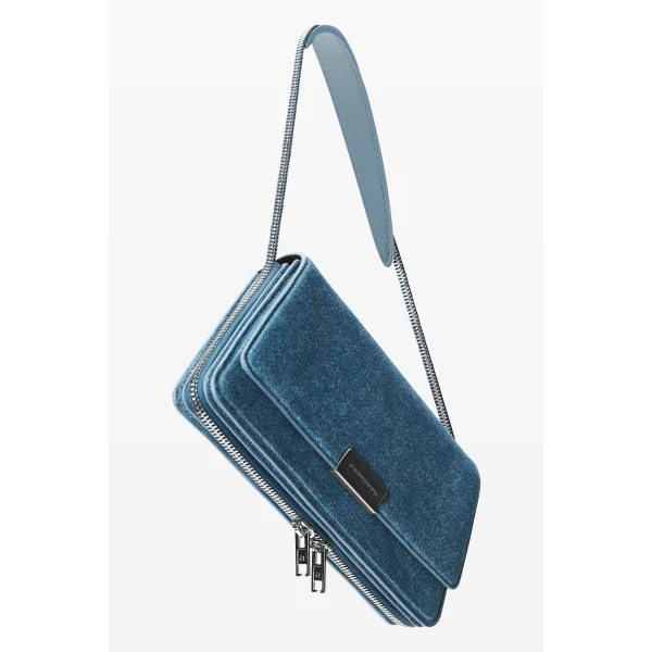 Alexander Wang Siren Shoulder Bag in Vintage Medium Indigo | Shoulder & Crossbody Bags | Luxury Shoes 