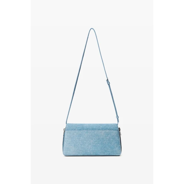 Alexander Wang Siren Shoulder Bag in Vintage Medium Indigo | Shoulder & Crossbody Bags | Luxury Shoes 