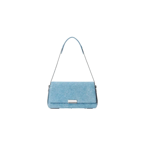 Alexander Wang Siren Shoulder Bag in Vintage Medium Indigo | Luxury Shoes 