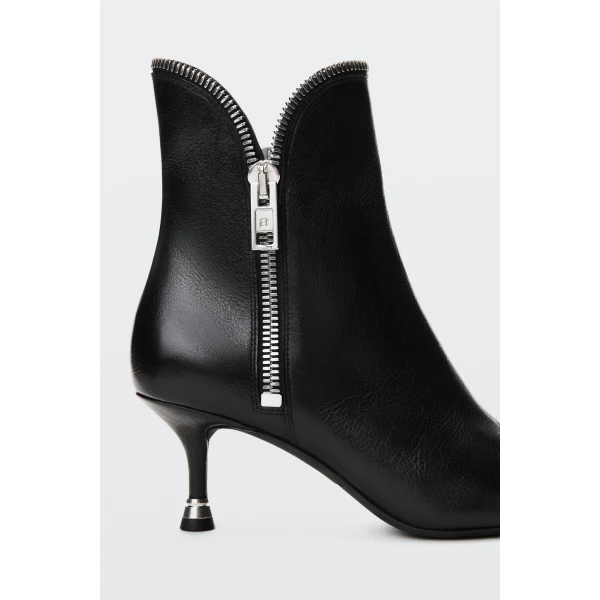 Alexander Wang Slasher 65mm Zip Ankle Boot in Black | Boots | Luxury Shoes 