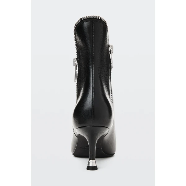 Alexander Wang Slasher 65mm Zip Ankle Boot in Black | Boots | Luxury Shoes 