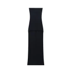 Alexander Wang Strapless High-Low Bodycon Dress in Black | Luxury Shoes 