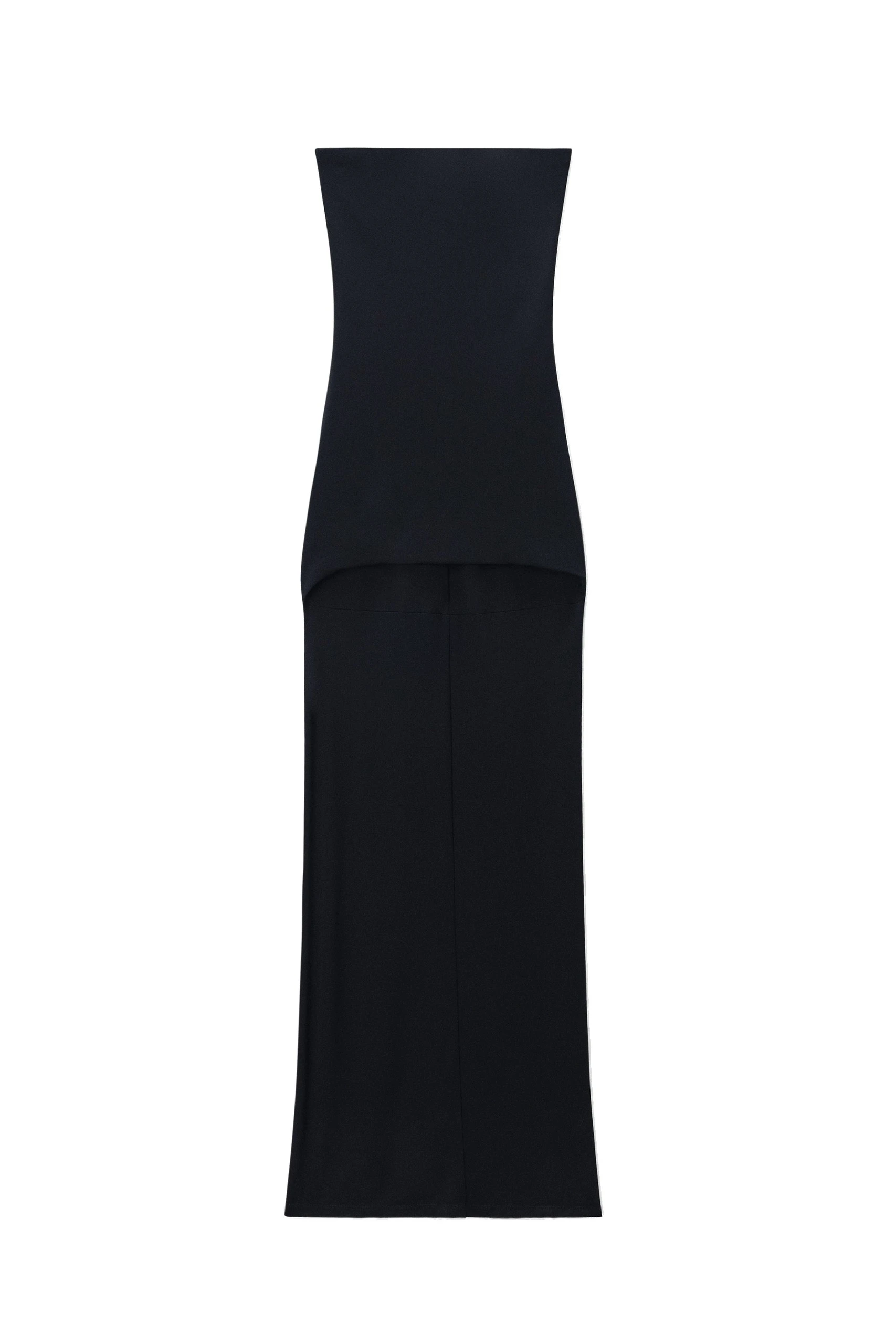 Alexander Wang Strapless High-Low Bodycon Dress in Black Alexander Wang Strapless High-Low Bodycon Dress in Black | Luxury Shoes