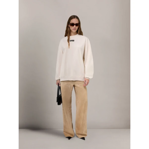 Amiri 1994 Crew in Ivory, view 2 | Tops | Luxury Shoes 