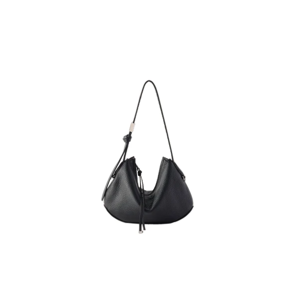Baby Biscotto Shoulder Bag in Black