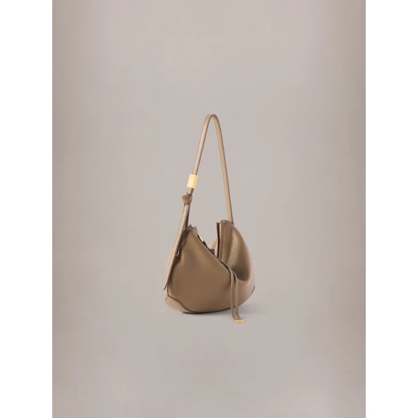 Amiri Baby Biscotto Shoulder Bag in Taupe, view 3 | Shoulder & Crossbody Bags | Luxury Shoes 