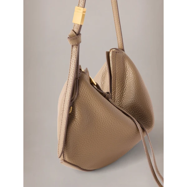 Amiri Baby Biscotto Shoulder Bag in Taupe, view 4 | Shoulder & Crossbody Bags | Luxury Shoes 