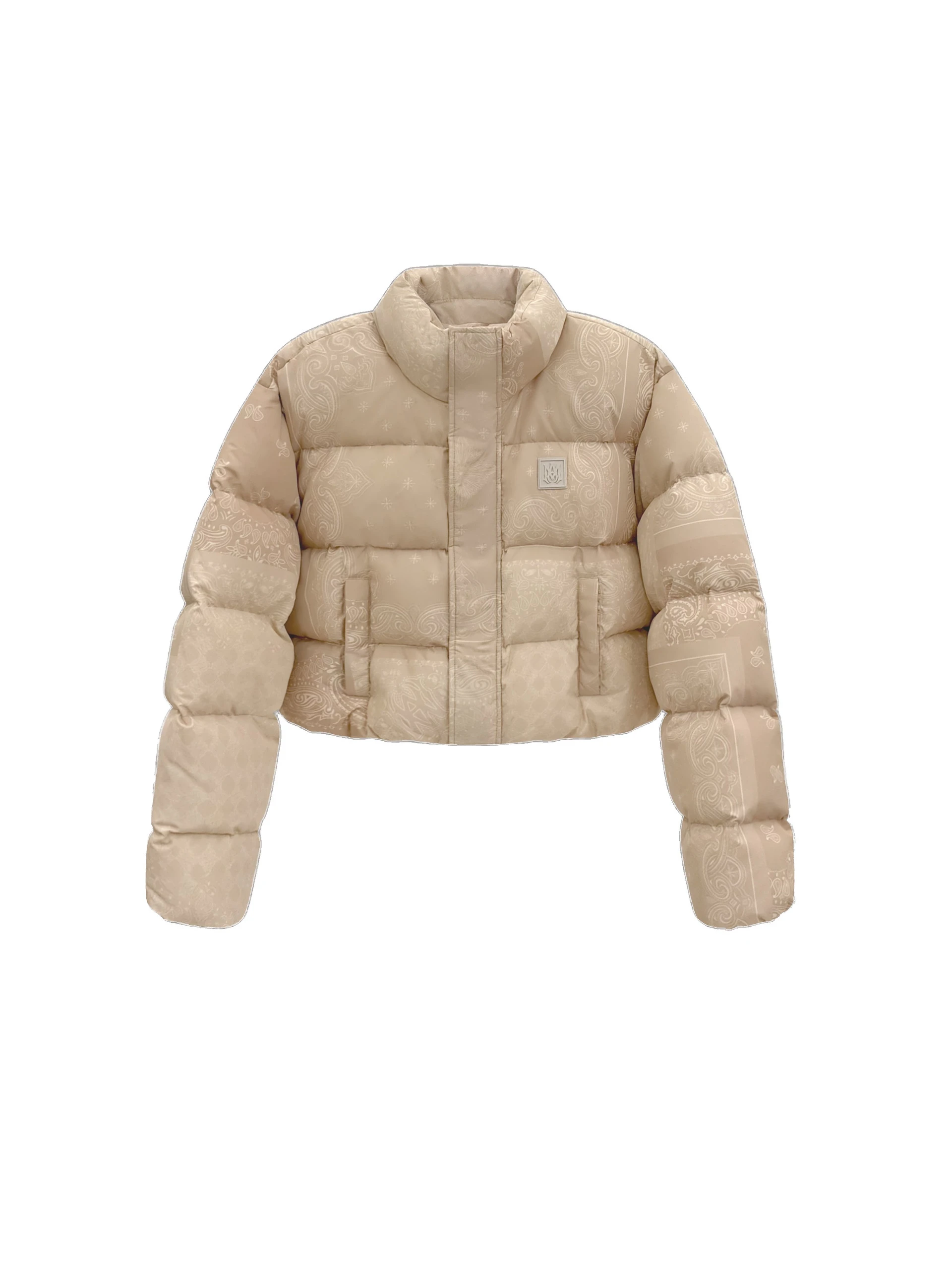 Amiri Bandana Down Puffer in Semolina Amiri Bandana Down Puffer in Semolina | Jackets | Luxury Shoes