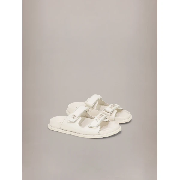 Amiri Boardwalk Sandals in Alabaster, view 2 | Flip Flops & Slides | Luxury Shoes 