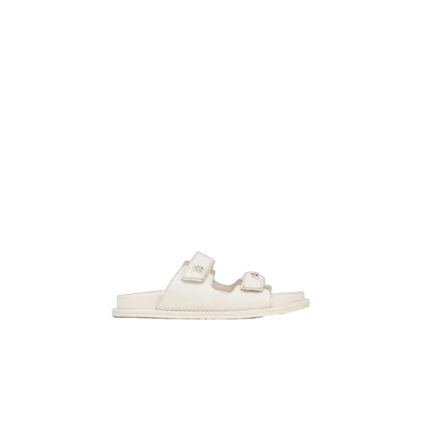 Amiri Boardwalk Sandals in Alabaster | Flip Flops & Slides | Luxury Shoes 