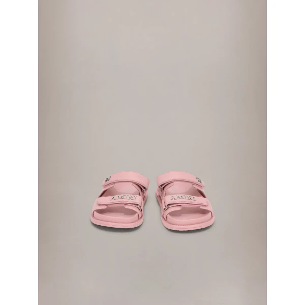 Amiri Boardwalk Sandals in Pink, view 3 | Flip Flops & Slides | Luxury Shoes 