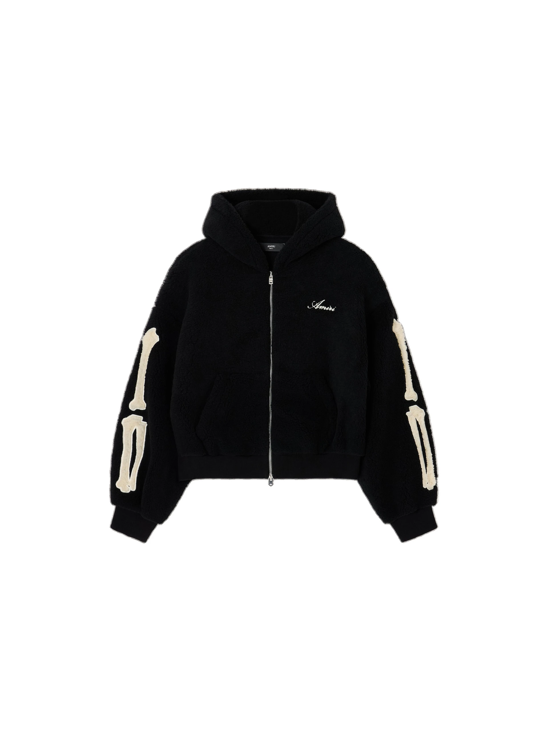 Amiri Bones Fleece Jacket in Black Amiri Bones Fleece Jacket in Black | Jackets | Luxury Shoes