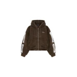 Amiri Bones Fleece Jacket in Dark Brown | Jackets | Luxury Shoes 