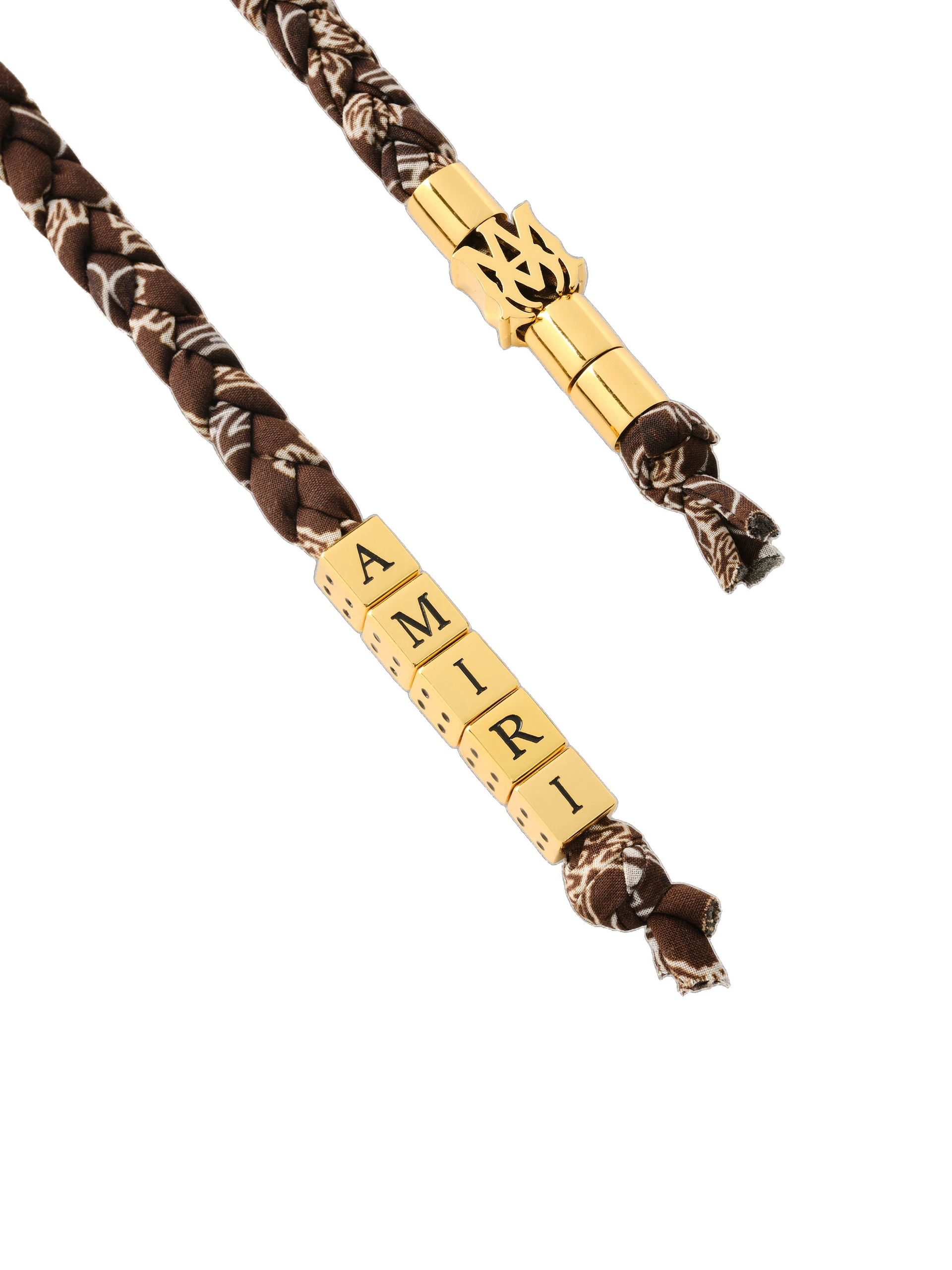 Amiri Braided Keychain in Tobacco Amiri Braided Keychain in Tobacco | Bag charms | Luxury Shoes
