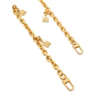 Amiri Chain Strap with MA Pendant in Gold Amiri Chain Strap with MA Pendant in Gold | Bag Straps | Luxury Shoes