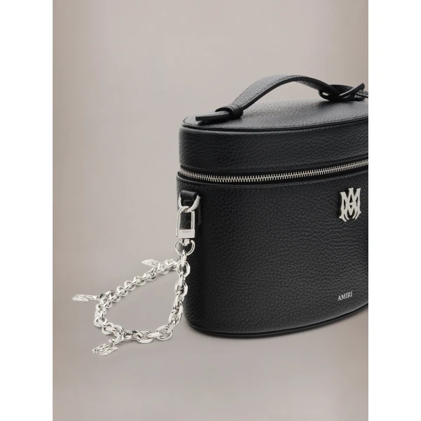 Amiri Chain Strap with MA Pendant in Nickel, view 3 | Bag Straps | Luxury Shoes 
