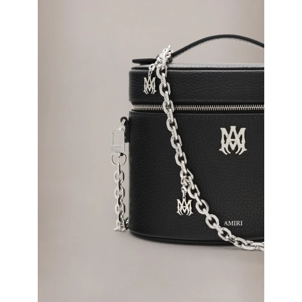 Amiri Chain Strap with MA Pendant in Nickel, view 4 | Bag Straps | Luxury Shoes 