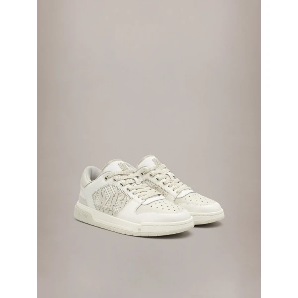 Amiri Classic Low Sneakers in White Alabaster, view 2 | Sneakers | Luxury Shoes 