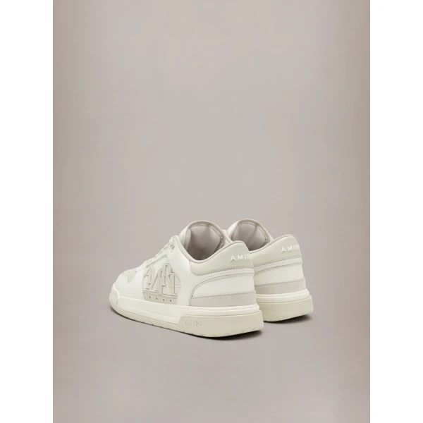 Amiri Classic Low Sneakers in White Alabaster, view 4 | Sneakers | Luxury Shoes 