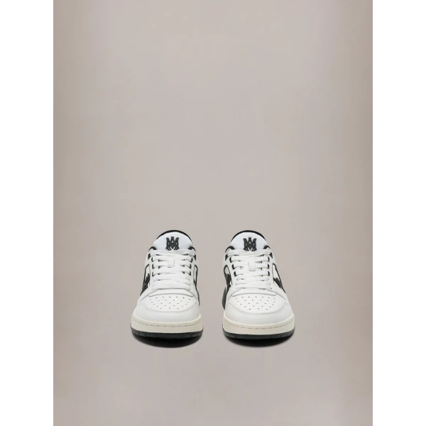 Amiri Classic Low Sneakers in White Black, view 3 | Sneakers | Luxury Shoes 