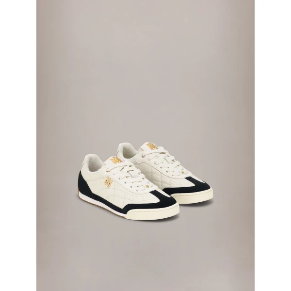 Amiri Coastline Sneakers in White Black, view 2 | Sneakers | Luxury Shoes 