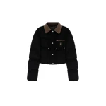 Amiri Corduroy Down Puffer in Black | Jackets | Luxury Shoes 