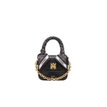Amiri Croc Embossed Nano MA Bag in Black | Mini Bags | Luxury Shoes 