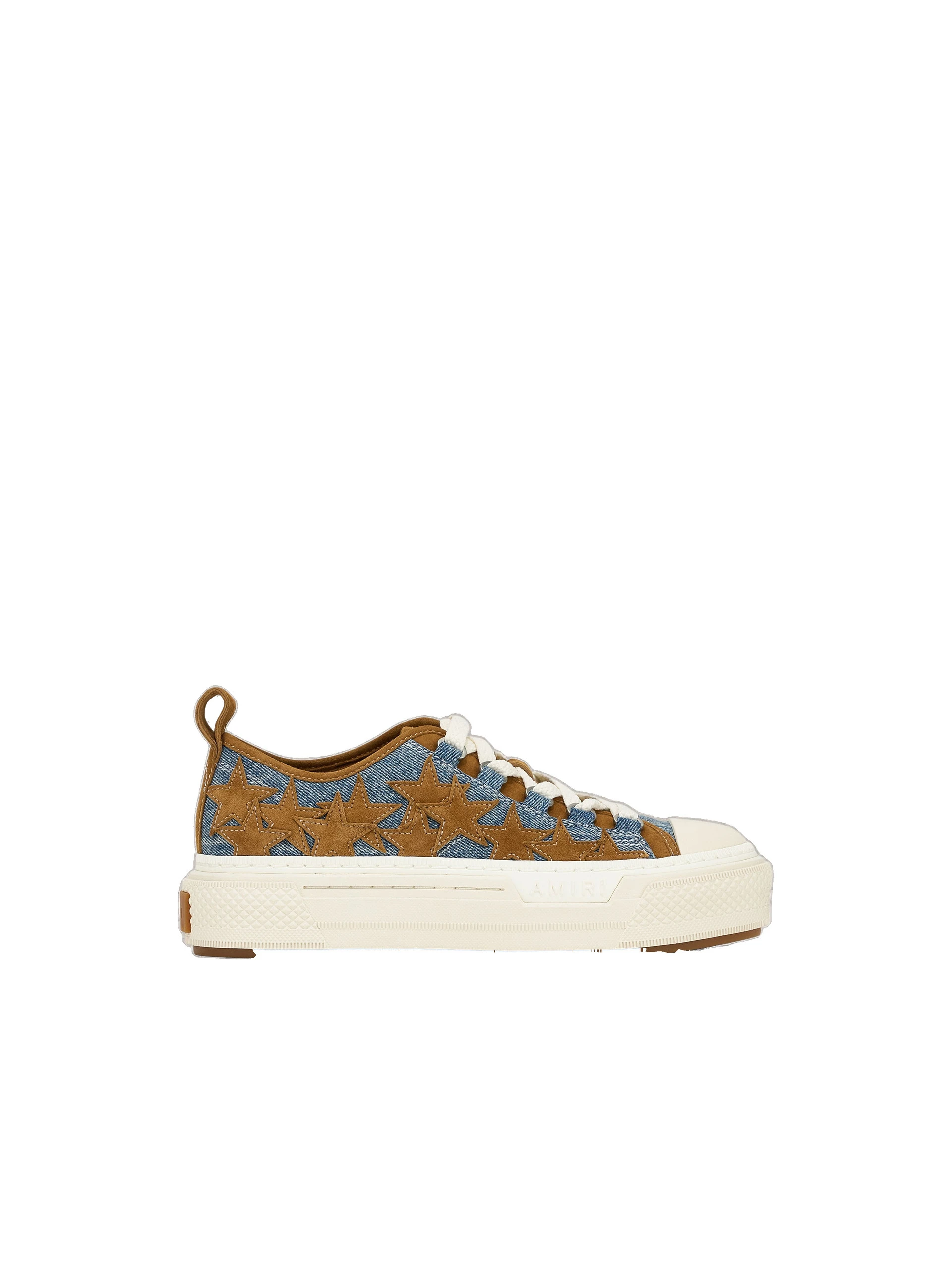 Amiri Denim Stars Court Low Sneakers in Yellow Amiri Denim Stars Court Low Sneakers in Yellow | Sneakers | Luxury Shoes