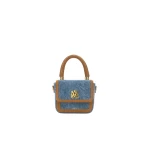 Amiri Denim Suede Nano MA Bag in Marble Indigo | Mini Bags | Luxury Shoes 