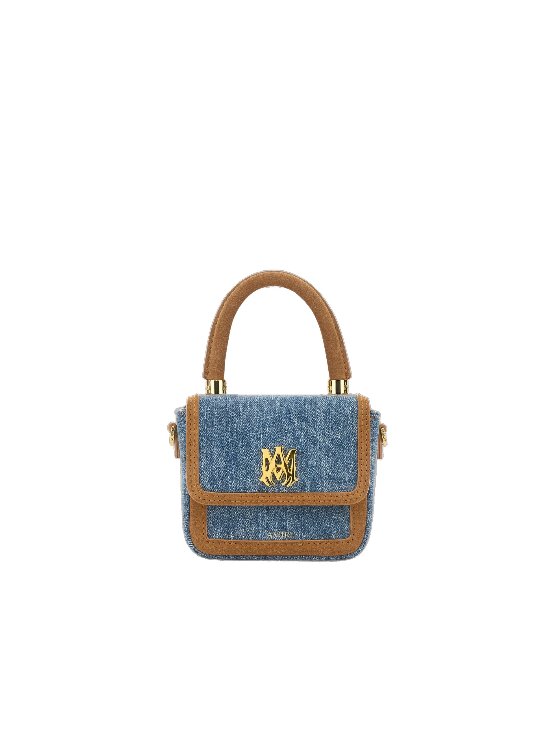 Amiri Denim Suede Nano MA Bag in Marble Indigo Amiri Denim Suede Nano MA Bag in Marble Indigo | Mini Bags | Luxury Shoes