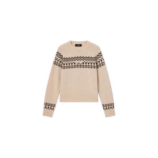 Fairisle Sweater in Semolina