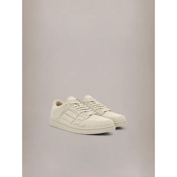Amiri Fall 2026 Skel-Top Low Sneakers in Alabaster, view 2 | Sneakers | Luxury Shoes 