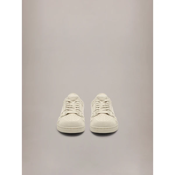 Amiri Fall 2026 Skel-Top Low Sneakers in Alabaster, view 3 | Sneakers | Luxury Shoes 