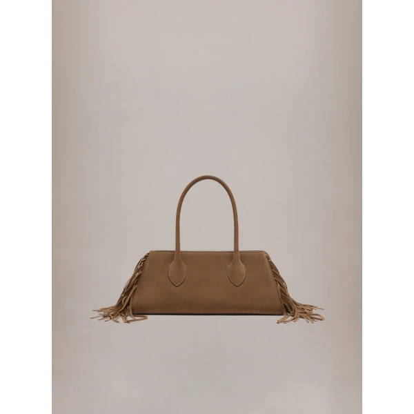 Amiri Fringe 40 Shoulder Bag in Brown, view 2 | Shoulder & Crossbody Bags | Luxury Shoes 