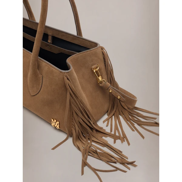 Amiri Fringe 40 Shoulder Bag in Brown, view 3 | Shoulder & Crossbody Bags | Luxury Shoes 