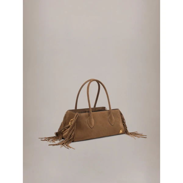 Amiri Fringe 40 Shoulder Bag in Brown, view 4 | Shoulder & Crossbody Bags | Luxury Shoes 